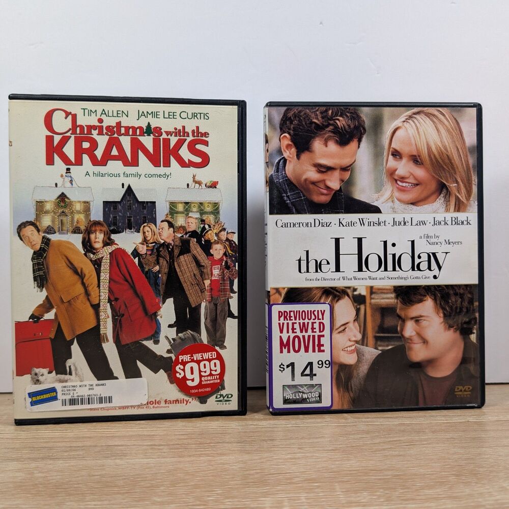 Holiday Movie DVD Bundle The Holiday + Christmas with Kranks